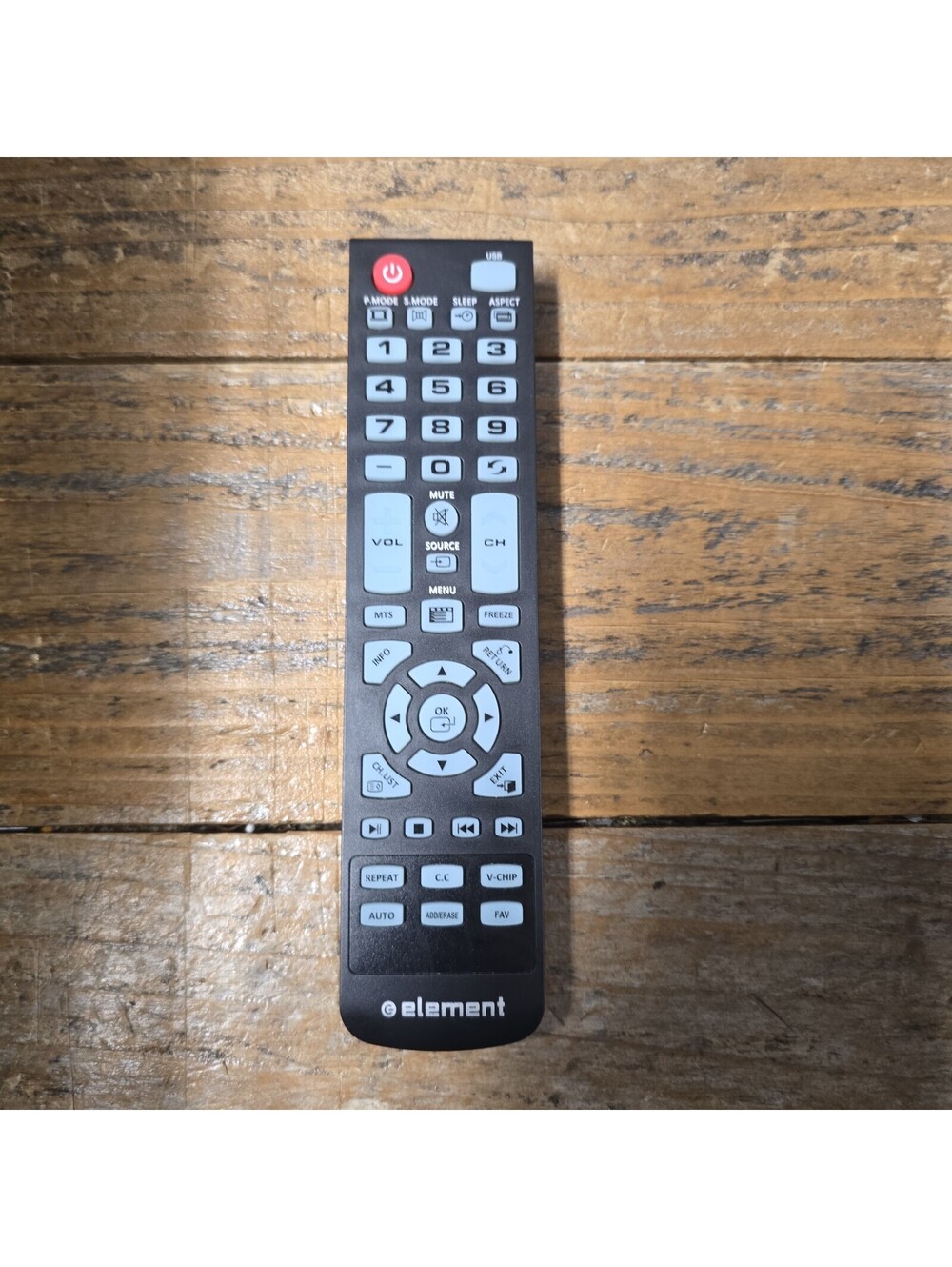 GENUINE ELEMENT XHY353-3 TV REMOTE CONTROL ELEFW504A ELEFW247 ELEFW328 (USED)